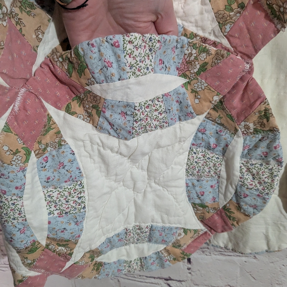 Homemade Quilt Coat -Wedding Ring - Picture 5 of 6